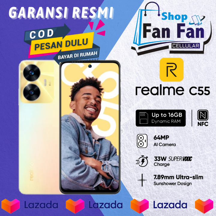 Realme C55 6GB+128GB & 8GB+8GB* | 256GB (64MP AI Camera | Up To 16GB ...