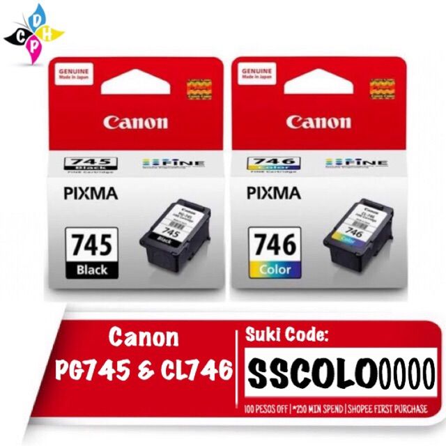 Canon Pg 745 Cl 746 Genuine Ink Cartridge Pg745 Cl746 Lazada Ph 9299