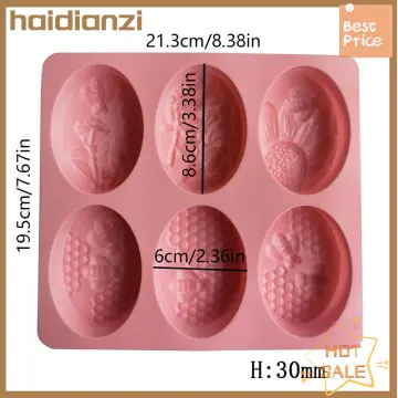 Silicone Bee Honeycomb Soap Mold Round 6-Cavity Silicon Moulds - China Silicone  Mold and Silicone Mould price