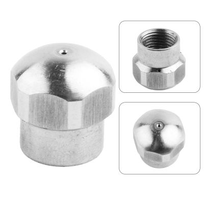 1 Pcs Dredging Nozzle Sewer Cleaning Nozzle Pipe Drain Jetter 1/8in Stainless Steel For High Pressure Washer Accessories