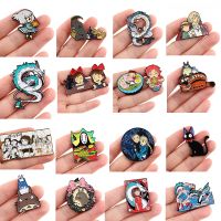 【DT】hot！ Briefcase Badges With Enamel Anime Pins Lapel for Backpacks Accessories Brooches Things Manga Badge