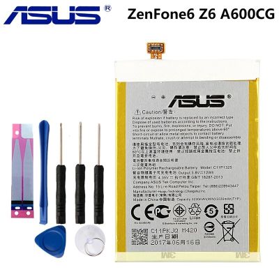 Original ASUS C11P1325 แบตเตอรี่สำหรับ ASUS ZenFone6/Zenfone 6 Z6 A600CG T00G A601CG 3330mAh...