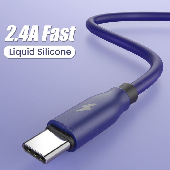 liquid-silicone-soft-rubber-cable-micro-usb-type-c-fast-charging-for-xiaomi-tablet-mobile-phone-charger-micro-usb-cord-wire-wall-chargers