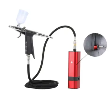 Multi-Functional Airbrush Compressor Kit With Rechargeable Air