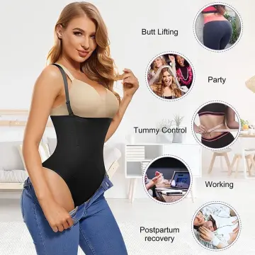 Women's Bodysuit Shapewear Seamless Underwear Tummy Control Open Bust  Corset Slimming Body Shaper Waist Trainer