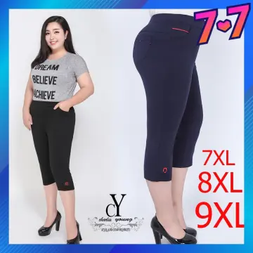 CY P108 WOMEN LEISURE SHORT PANTS / ELASTIC SHORTS / CASUAL SKIMMER PANTS /  SELUAR PENDEK PEREMPUAN / XL 2XL