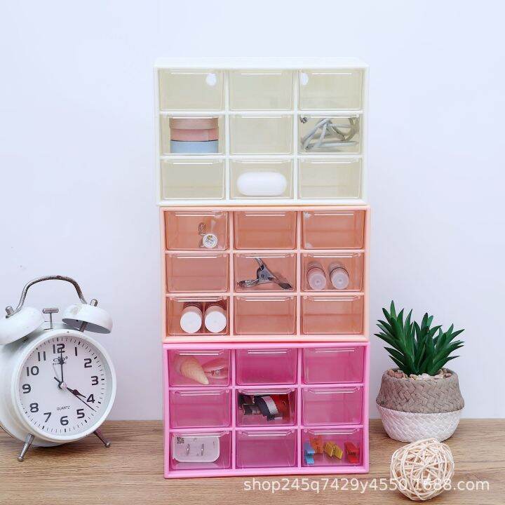 cod-ins-style-girl-bedroom-nine-grid-storage-box-9-grid-hand-account-tape-transparent-drawer-style-desktop