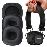 แผ่นรองหูสำหรับ Marshall Major 4 IV หูฟัง Earpad Cushion โปรตีนหนังนุ่มโฟมฟองน้ำ Earmuff หูฟังยืดหยุ่นทนทาน-hexinge