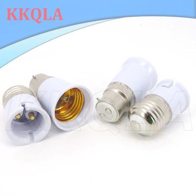QKKQLA B22 To Screw E27 to B22 led Lamp base Socket Converter plug Light Bulb Adaptor Holder AC power Adapter Lighting Parts