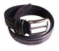 BestCare Super Black Genuine CowHide Leather Belt and Buckle เส้นเดียวเอาอยุ่ เข็มขัดหนังวัวแท้ สีดำ ยาวตลอดเส้น47นิ้ว พร้อมกับหัวนิคเกิล