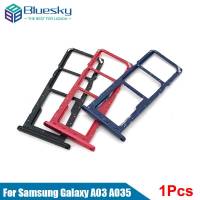 ถาดใส่ซิมการ์ด Bluesky A035 A03ขาตั้งสำหรับ Samsung Galaxy A035F A035DS A035M ซ่อมอุปกรณ์เสริม A035G โทรศัพท์