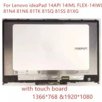 สำหรับ Lenovo Ideapad C340-14IWL C340-14IML C340-14API C340-14จอจอแสดงผลแบบสัมผัส LCD ประกอบ FLEX-14IWL IPS Matrix 5D10S39563