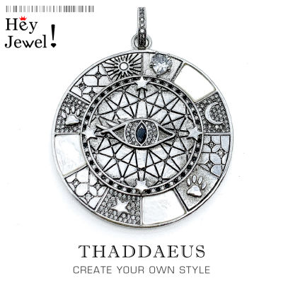 Pendant Amulet Mystical Symbols,2020 Fashion Jewelry Europe Trendy Optimism Accessorie 925 Sterling Silver Gift For Woman Men