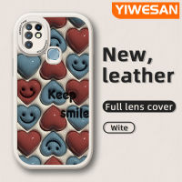 YIWESAN เคสสำหรับ Infinix Hot 10S Hot 10S NFC ร้อน10T X682B X682C การ์ตูนน่ารัก3D รักลูกอมดีไซน์ใหม่กันกระแทกแฟชั่นฝาหลังเคสใส่โทรศัพท์หนังซิลิโคนนิ่มฝาครอบเลนส์เต็มเคสป้องกันกล้อง