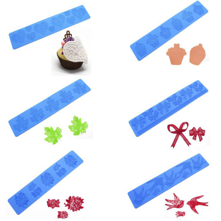 6ประเภท-fondant-แม่พิมพ์เค้กซิลิโคนแม่พิมพ์ทำขนมตกแต่ง-embossing-lace-ห้องครัวน้ำตาลงานฝีมือขนมเบเกอรี่เครื่องมือ