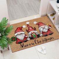 【cw】 2023 Theme Doormat Xmas Bedroom Entrance Room Non Rug ！