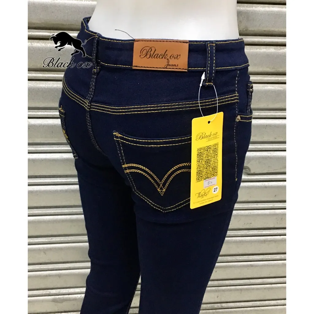 Skinny jeans for her low waist stretchable soft fabric #857 beautiful |  Lazada PH