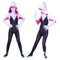 Spot quick-release parallel universe Spider-Man Ge Wen cos clothing childrens adult tight jumpsuit Halloween performance clothing female manufacturerTH