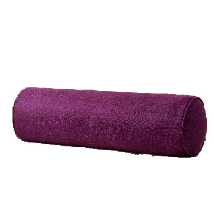 cotton-and-linen-neck-protection-cylindrical-pillow-yoga-pillow-beauty-bed-pillow-sofa-pillow-round-car-long-waist-support-removable-and-washable