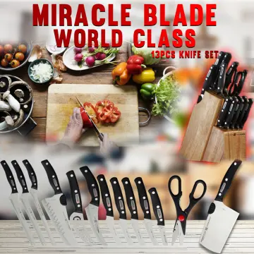 Miracle Blade World Class Series 16 Piece Steak Knife Set NEW