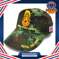 หมวก ทบ. ROYAL THAI ARMY ลายพราง สีดำ