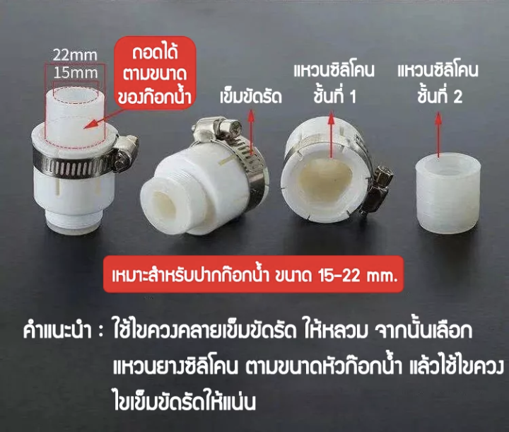 ข้อต่อ-หัวต่อ-หัวต่อก๊อกน้ำ-หัวต่อแปลงเกลียว-ข้อต่อแปลงเกลียว-อุปกรณ์เสริมสำหรับหัวต่อก๊อกน้ำ