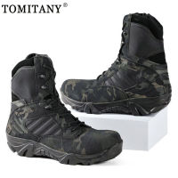 High Quality Mens Military Boot Combat New Mens Camo Ankle Boots Tactical Army Boot Male Shoes Work Safety Shoe Motocycle Boots