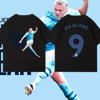 เสื้อยืดคอตตอนฤดูร้อน เสื้อยืดคอตตอนฤดูร้อน Summer Haaland คว้ารางวัล FIFA Best Player Summer Cal T-Shirt S-5XLS-5XL