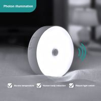 [Super bright bulb] ไฟกลางคืน LED Motion Sensor ไร้สาย USB ชาร์จคณะรัฐมนตรีห้องนอนตกแต่งตรวจจับโคมไฟติดผนังสำหรับบันได