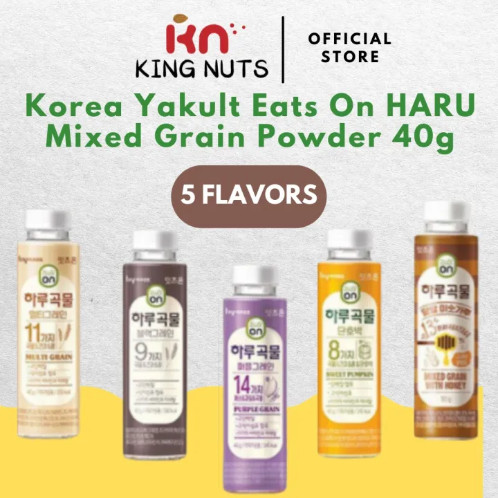 Korea Yakult Eats On HARU Mixed Grain Powder 40g [5 FLAVOURS] Healthy