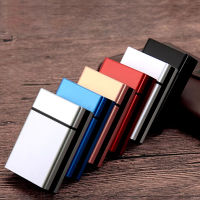 20 Pcs Ciggarette Case Sliding Lid Sealed Hard Shell Cigerette Holder Aluminum Auto Pop Cap