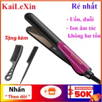 [HCM]Rẻ vô địch - Máy duỗi tóc KaiLeXin dùng để ép thẳng uốn cụp uốn xoăn Ion âm bảo vệ tóc nhỏ gọn tiện lợi (Hàng bảo hành)