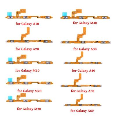 Power Flex สำหรับ Samsung Galaxy A10/A20/M10/M20/M30/A30/M40/A40/A50/A60/ปุ่มปรับระดับเสียงกุญแจสวิตช์สายเคเบิลงอได้พลังงานที่มีชิ้นส่วนโลหะ