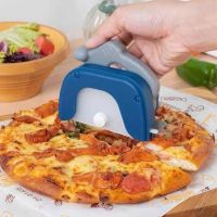 Stainless Steel Pizza Knife Detachable Cake Feeder Roller with Protective Cover Creative Pizza Cutter Household Kitchen Gadget