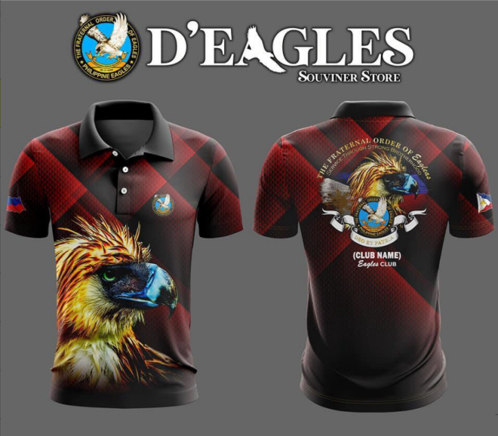 The Fraternal Order of Eagles Shirt Full Sublimation Green Blue Red