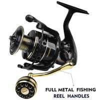 ZZOOI Spinning Fishing Reel Max Drag 21KG 5.2:1/5.1:1 Gear Ratio CNC Spool Spinning Reel with Left Right Hand Interchangeable for Bass