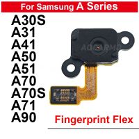 Untuk Samsung Galaxy A30S A31 A41 A50 A51 A70 A70S A71A90 bagian pengganti kabel Flex Sensor sidik jari