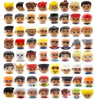 Big Size Action Figures City Princess Policemen Family Building Block Doll Character Accessory Toys Assembly Children Kids Gift