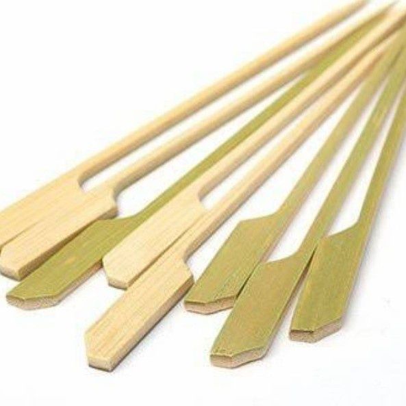 Tusukan Tusuk Sate Dayung 15cm Bambu Bendera Teppo Yakitori Skewer