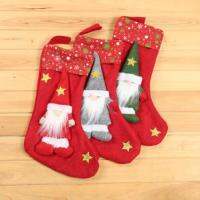 Christmas Stockings Classic 3D Swedish Santa Gnome Character Star Hanging Stockings for Home Décor Socks Tights