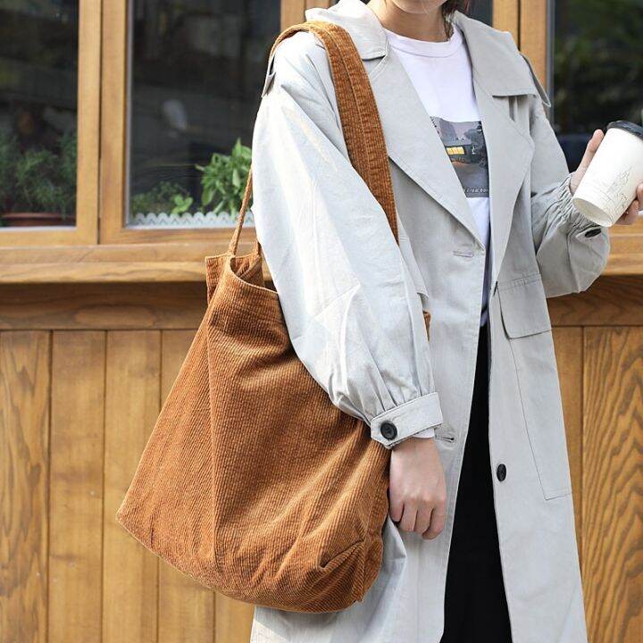 hylhexyr-hot-selling-woman-shopping-hand-bags-solid-color-fashion-casual-simple-retro-corduroy-tote-shoulder-bag