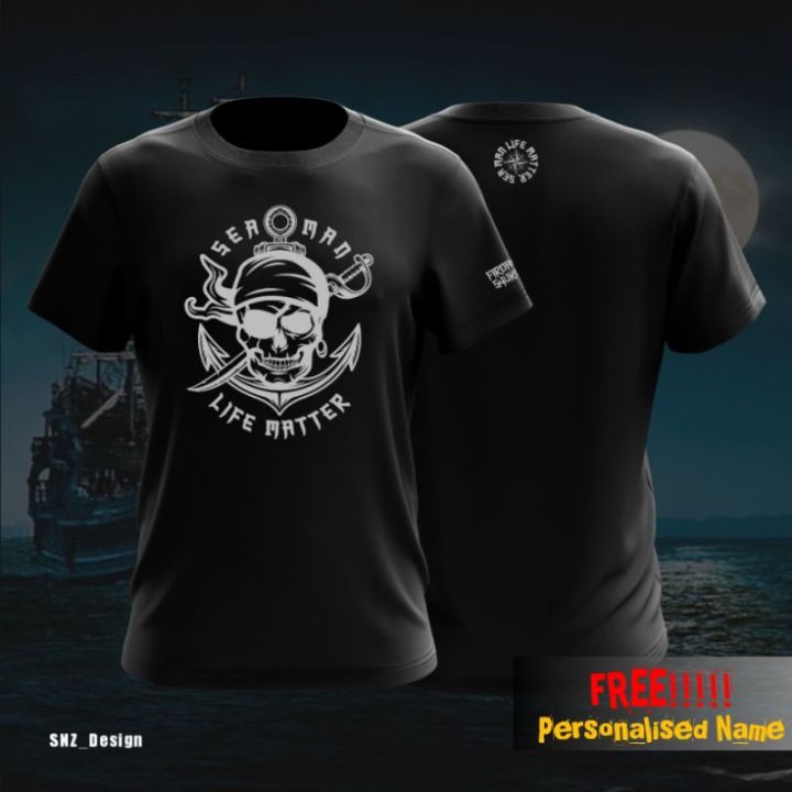 new-fashionbaju-t-shirt-hitam-seaman-life-matter-hitam-silver-cotton-100-cotton-2023