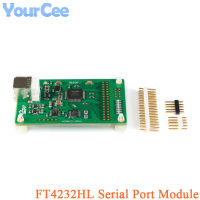 FT4232 USB ไปยังโมดูลพอร์ตอนุกรม SPI I2C IIC ออนบอร์ด AT93C46ความเร็วสูง USB 2.0คณะกรรมการพัฒนาการเก็บข้อมูล