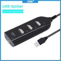 JTKE USB Hub 4พอร์ตUSB 2.0พร้อมเคเบิลมินิฮับความเร็วสูงซ็อกเก็ตรูปแบบสายตัวแยกอะแดปเตอร์สำหรับแล็ปท็อปคอมพิวเตอร์ส่วนบุคคล