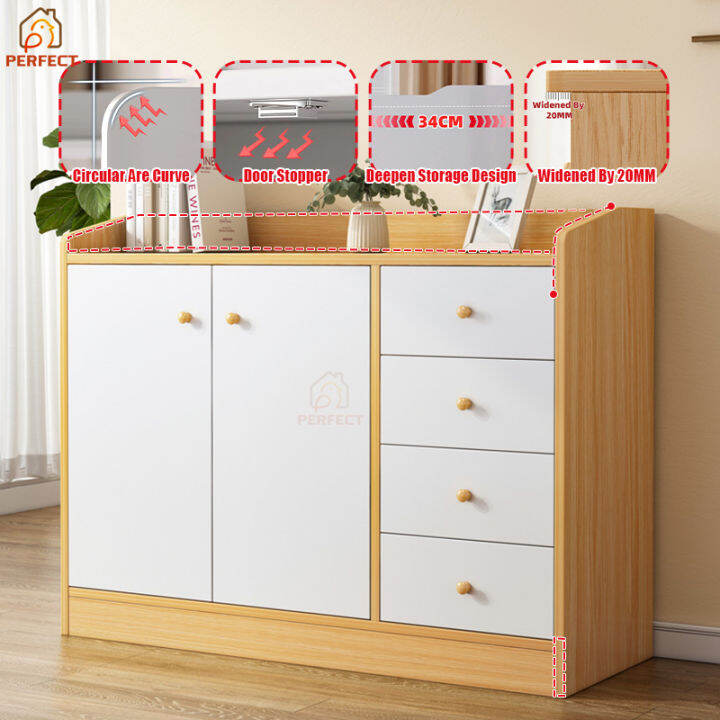 【solid Wood】drawer Cabinet Closet Drawer Storage Cabinet Bookshelf 