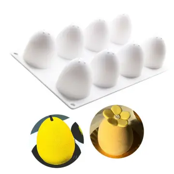 SHENHONG 8 Holes Egg Shape Silicone Cake Mold DIY 3D Oval Mould Cupcake  Cookie Muffin Soap Moule Baking Tools Mold