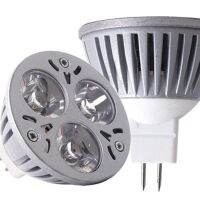 4X3แอลอีดี MR16 Luz Lmpara Bombilla Blanca 3W Ac/ 12V Explosive