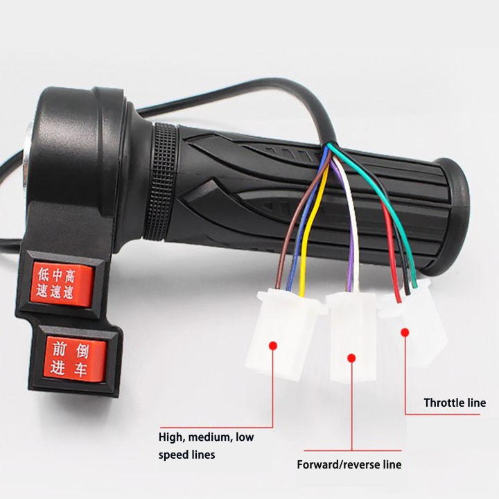 Ebike Throttle Controller 123 Speed With Push Forward And Reverse