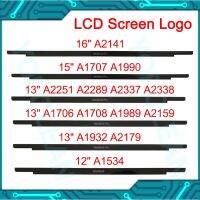 [Hot K] หน้าจอ LCD กระจกตัดโลโก้ Bezel ด้านหน้าฝาปิดหน้าจอสำหรับแมคบุ๊กโปรแอร์ A1706 A1707 A1708 A1989 A1990 A2141 A1534 A1932 A2338