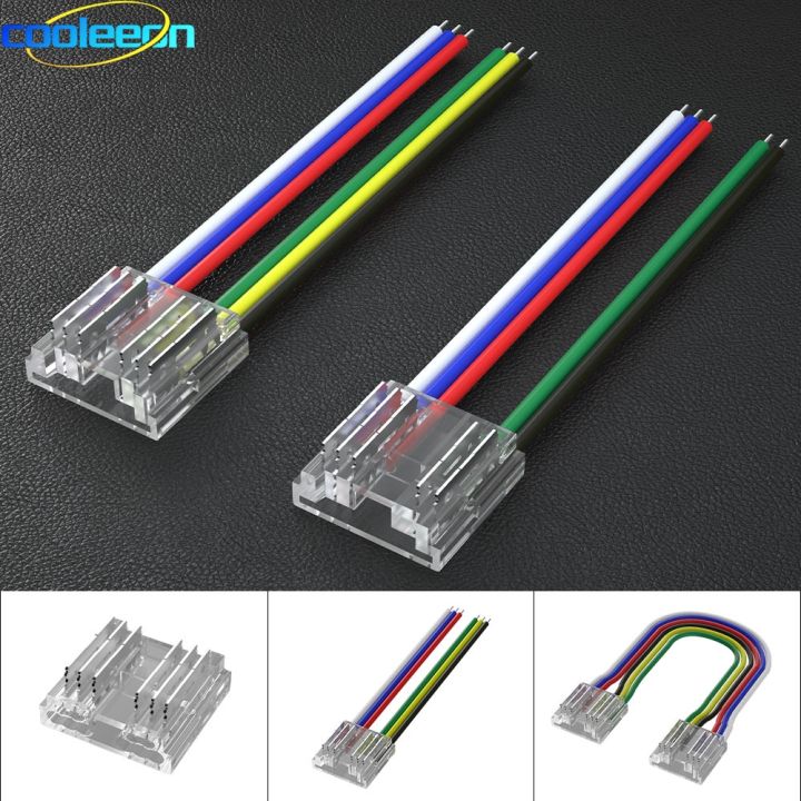 5pin-6pin-cob-led-strip-connector-for-rgbw-rgbcct-rgbcw-rgbww-led-tape-12mm-pcb-fast-connecting-solderless-fcob-strip-jointor